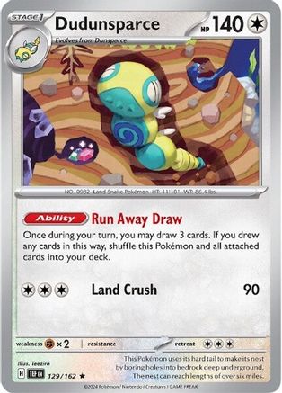 Dudunsparce (TEF-129) (Holofoil)