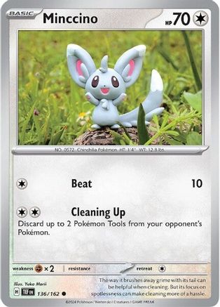Minccino (TEF-136) (Reverse Holofoil)