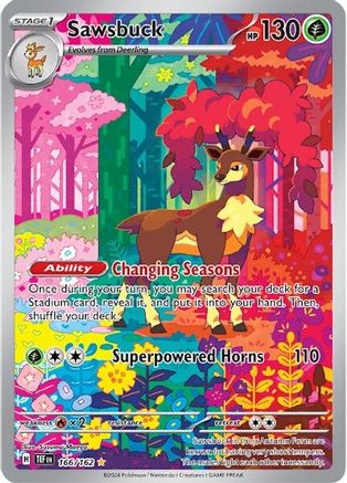 Sawsbuck (TEF-166) (Holofoil)