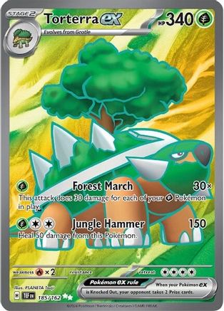 Torterra ex (TEF-185) (Holofoil)