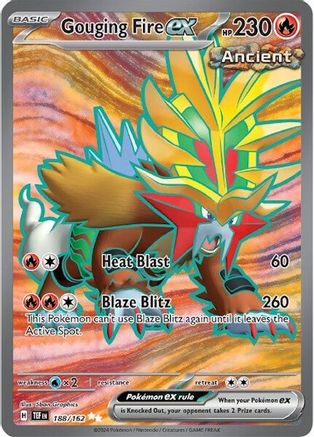 Gouging Fire ex (TEF-188) (Holofoil)