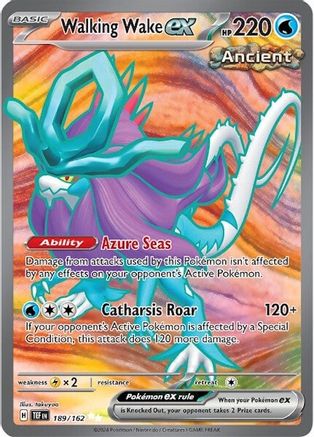 Walking Wake ex (TEF-189) (Holofoil)