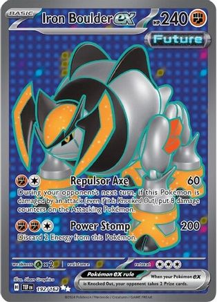 Iron Boulder ex (TEF-192) (Holofoil)