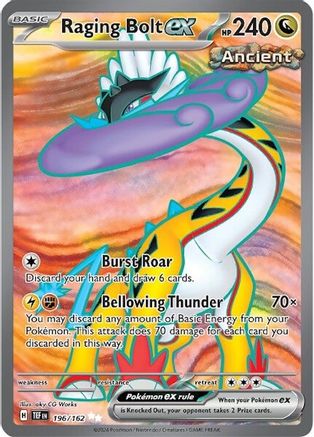 Raging Bolt ex (TEF-196) (Holofoil)