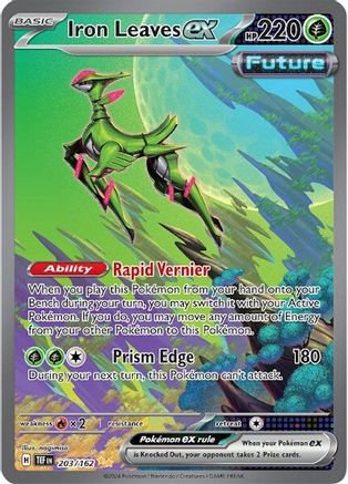 Iron Leaves ex (TEF-203) (Holofoil)