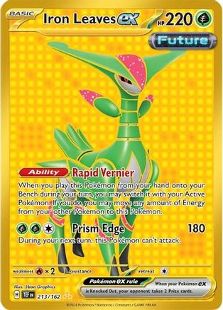 Iron Leaves ex (TEF-213) (Holofoil)