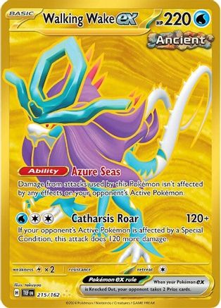 Walking Wake ex (TEF-215) (Holofoil)
