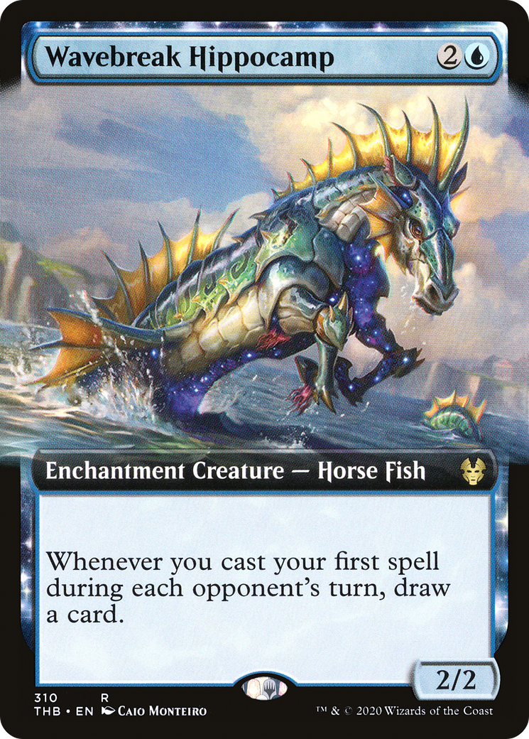 Wavebreak Hippocamp (THB-310) (Extended Art) (Foil)