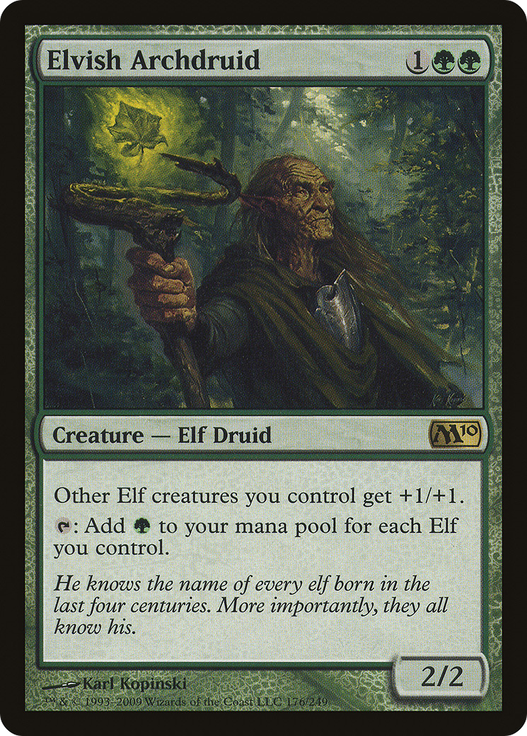 Elvish Archdruid (M10-176)