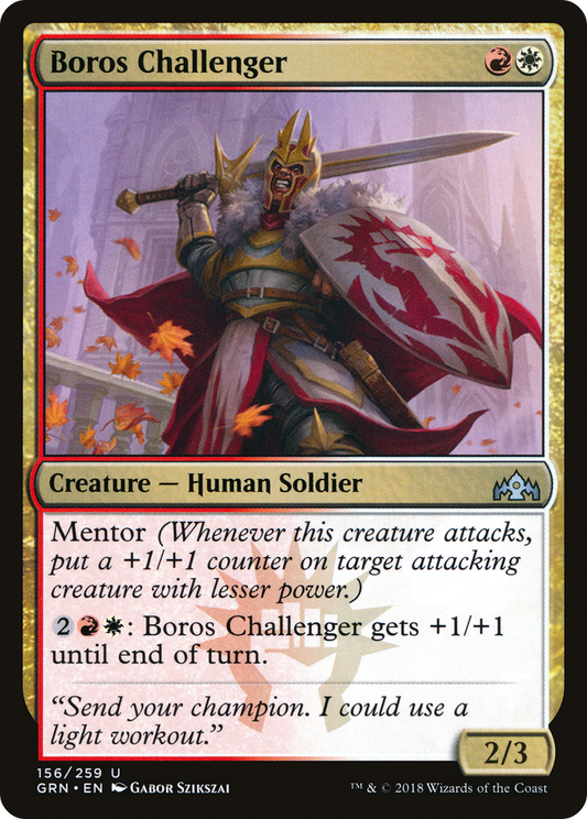 Boros Challenger (GRN-156) (Foil)