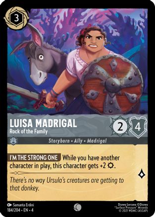 Luisa Madrigal - Rock of the Family (4-184) (Cold Foil)