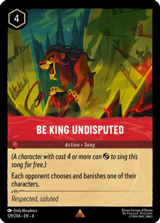 Be King Undisputed (4-129)