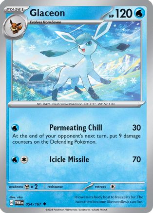 Glaceon (TWM-054) (Reverse Holofoil)