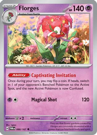 Florges (TWM-088) (Reverse Holofoil)