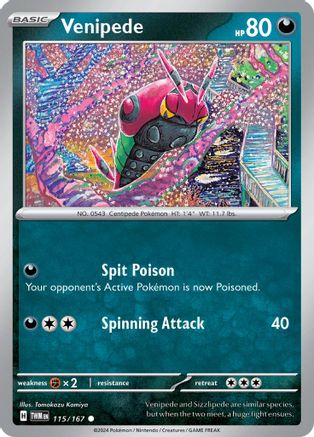 Venipede (TWM-115) (Reverse Holofoil)