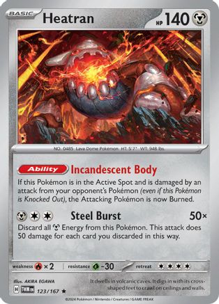 Heatran (TWM-123) (Holofoil)