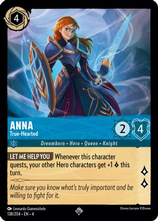 Anna - True-Hearted (4-138) (Cold Foil)