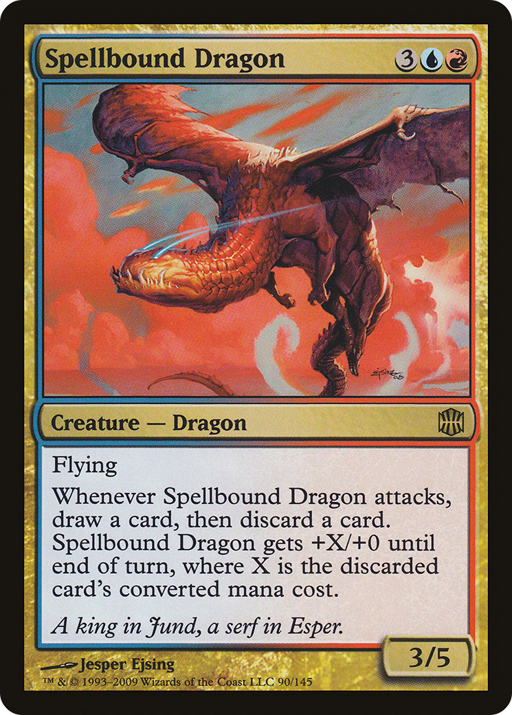 Spellbound Dragon (ARB-090) (Foil)