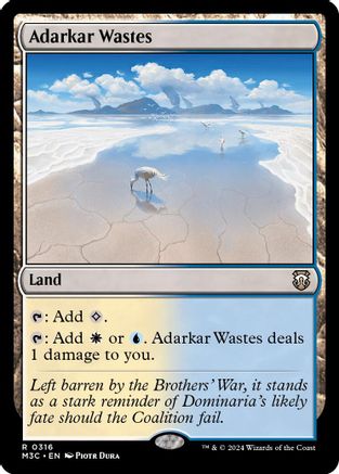 Adarkar Wastes (Ripple Foil) (M3C-316)