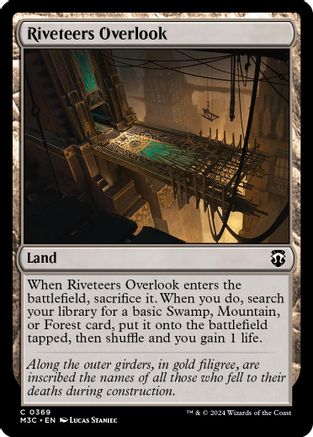 Riveteers Overlook (Ripple Foil) (M3C-369)