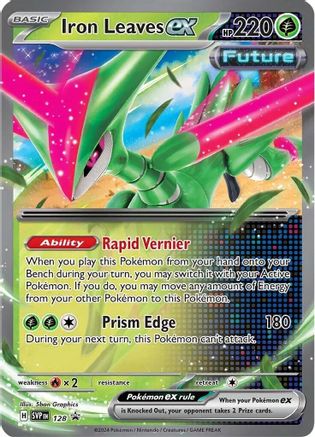Iron Leaves ex (SVP-128) (Holofoil)