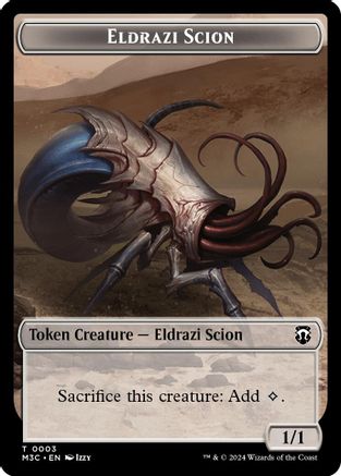 Eldrazi Scion // Eldrazi Spawn Double-Sided Token (M3C-3 // 2)