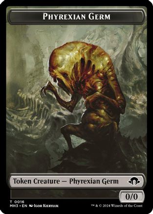 Phyrexian Germ // Cat Double-Sided Token (MH3-16 // 4) (Foil)