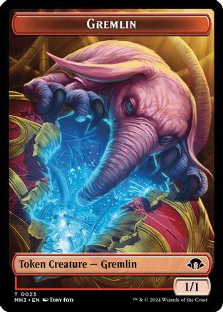 Gremlin // Energy Reserve Double-Sided Token (MH3-23 // 36)