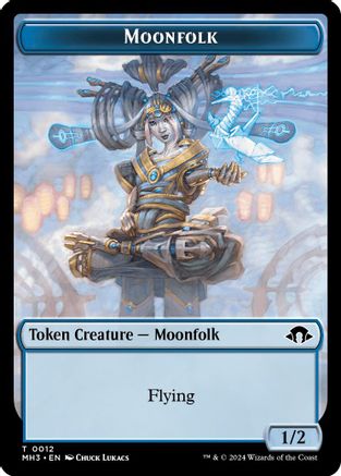 Phyrexian Germ // Moonfolk Double-Sided Token (MH3-16 // 12) (Foil)