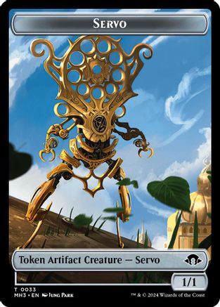 Servo // Energy Reserve Double-Sided Token (MH3-33 // 36)