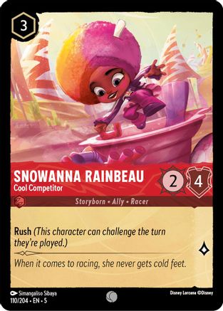 Snowanna Rainbeau - Cool Competitor (5-110) (Cold Foil)