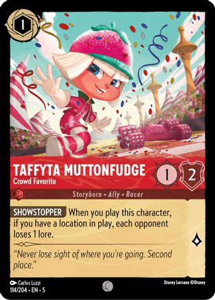 Taffyta Muttonfudge - Crowd Favorite (5-114) (Cold Foil)