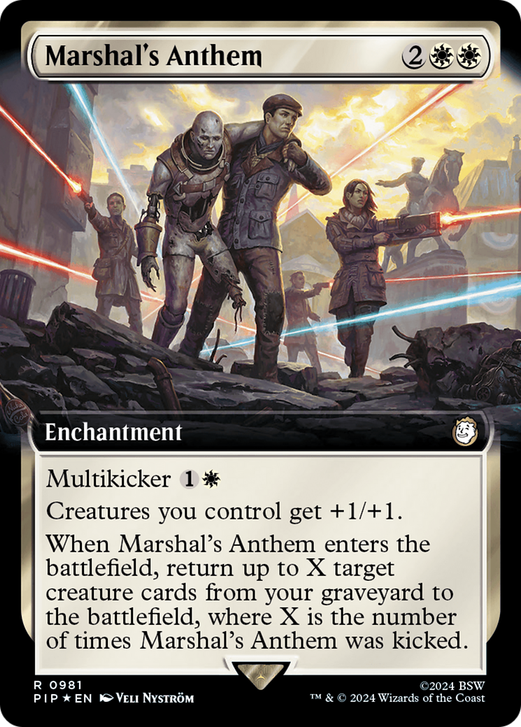 Marshal's Anthem (PIP-981) (Extended Art) (Surge Foil)