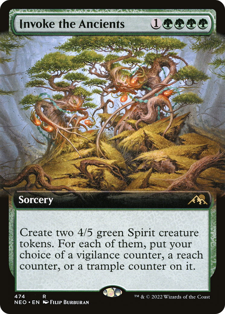 Invoke the Ancients (NEO-474) (Extended Art) (Foil)