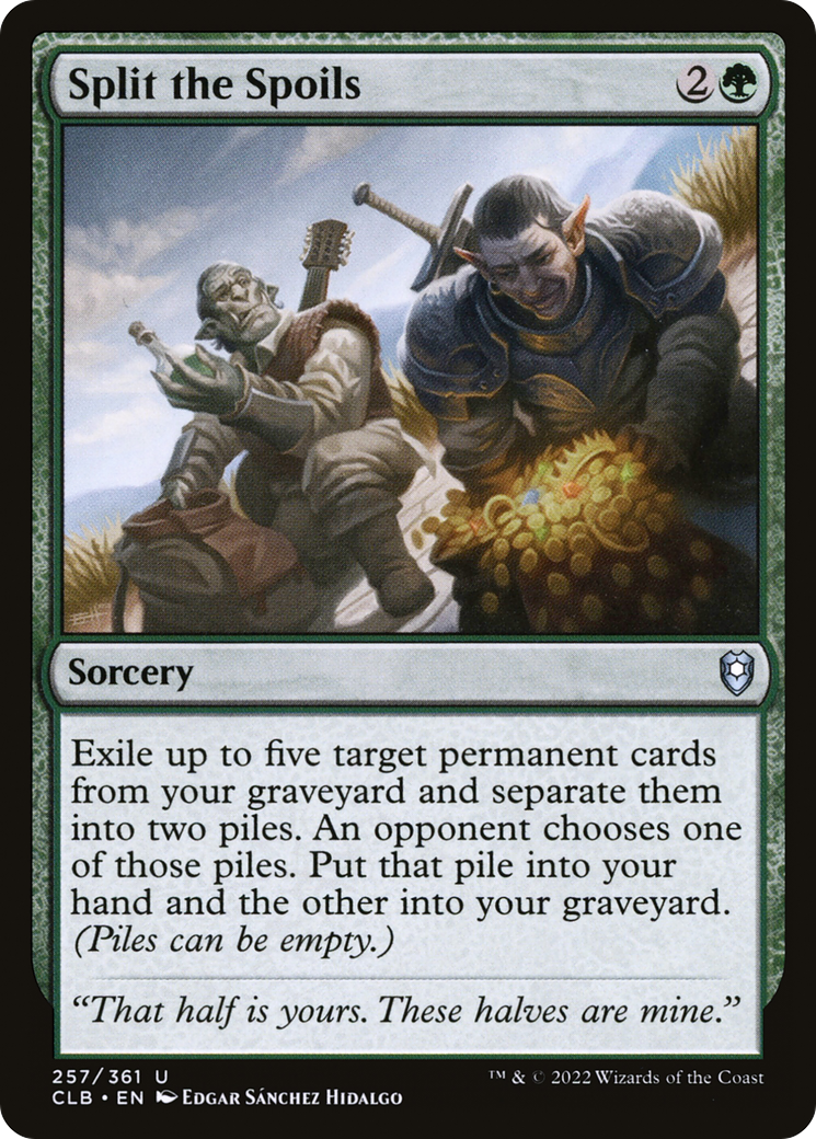 Split the Spoils (CLB-257) (Foil)