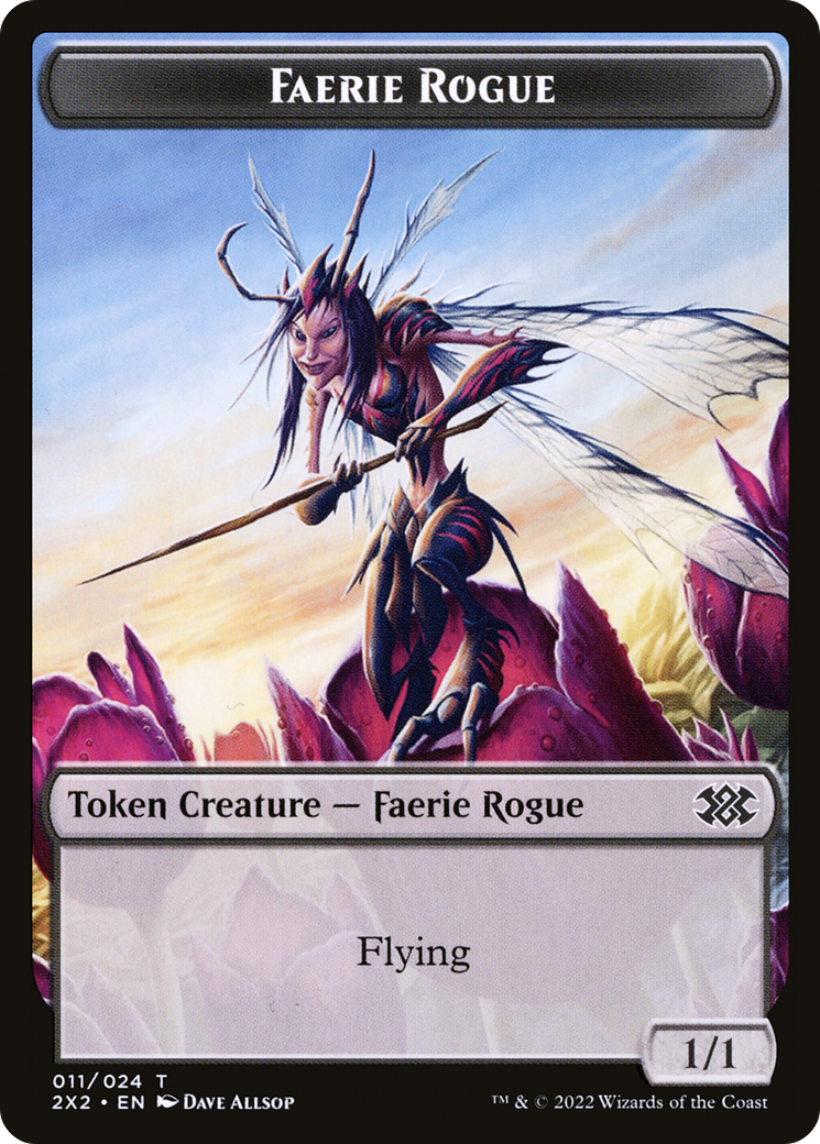 Faerie Rogue // Spirit (008) Double-Sided Token (T2X2-11 // 8)