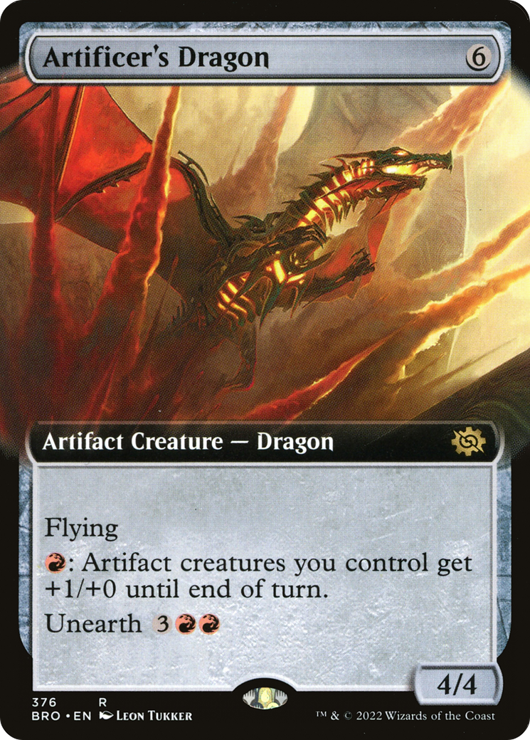 Artificer's Dragon (BRO-376) (Extended Art)
