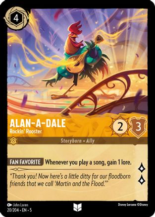 Alan-A-Dale - Rockin' Rooster (5-020) (Cold Foil)