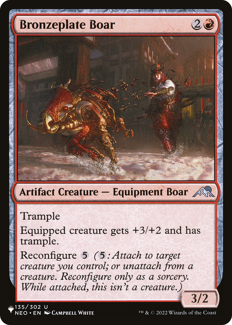Bronzeplate Boar (LIST-NEO-135)