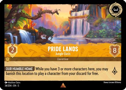 Pride Lands - Jungle Oasis (5-034) (Cold Foil)