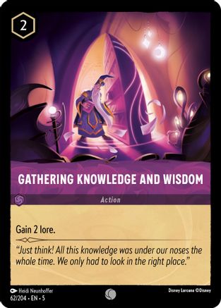 Gathering Knowledge and Wisdom (5-062)
