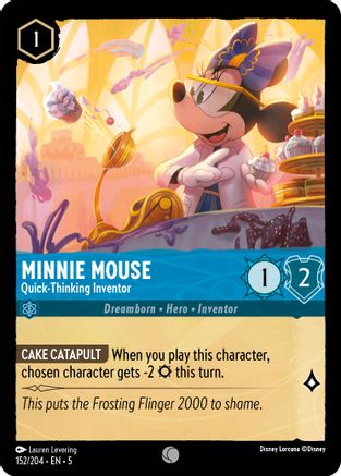 Minnie Mouse - Quick-Thinking Inventor (5-152) (Cold Foil)