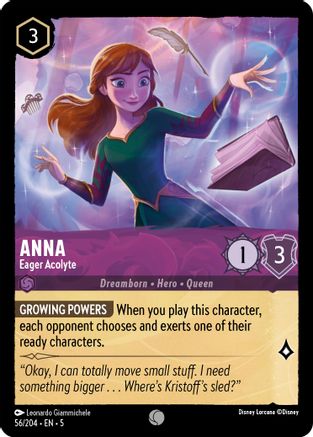 Anna - Eager Acolyte (5-056) (Cold Foil)