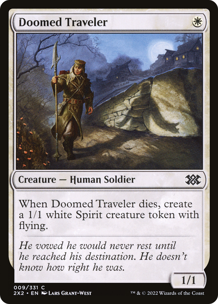 Doomed Traveler (2X2-009) (Foil)