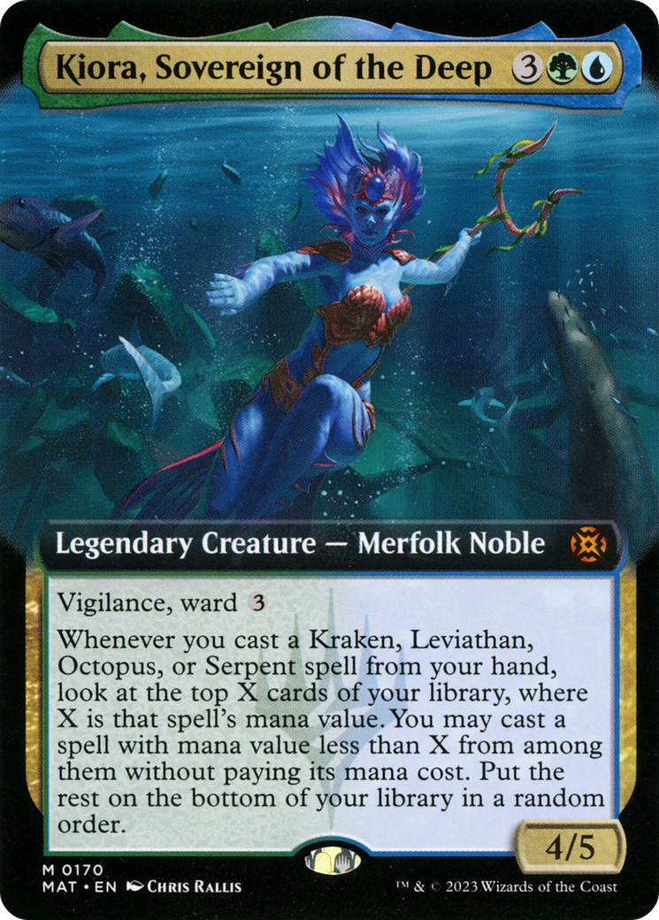 Kiora, Sovereign of the Deep (MAT-170) (Extended Art)