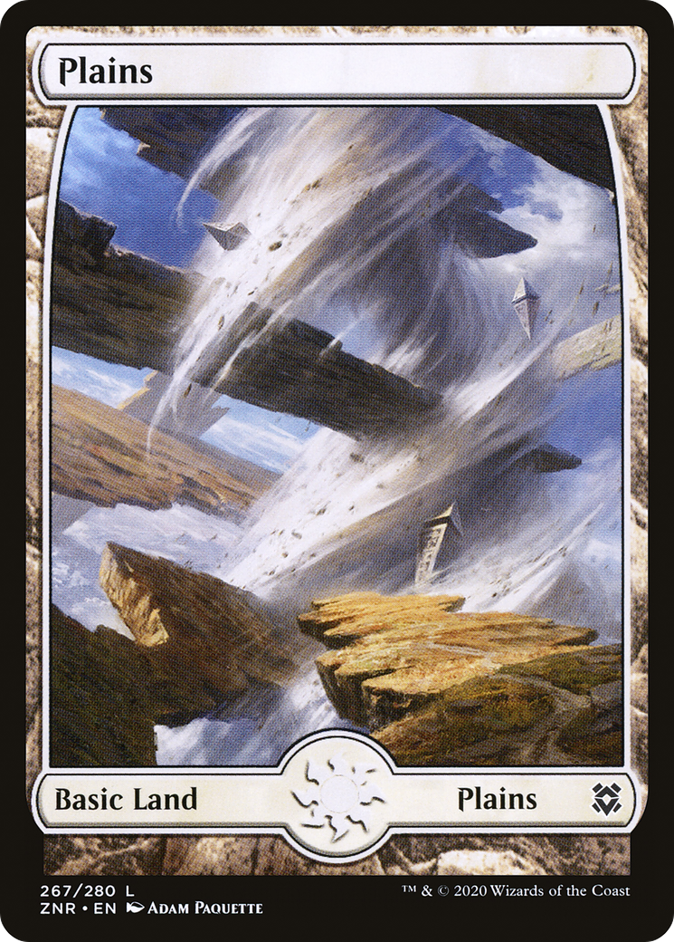 Plains (ZNR-267) (Full Art) (Foil)