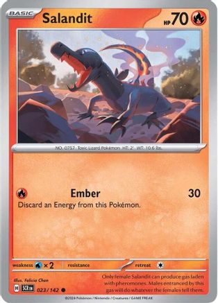 Salandit (SCR-023) (Reverse Holofoil)