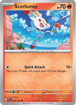 Scorbunny (SCR-026) (Reverse Holofoil)