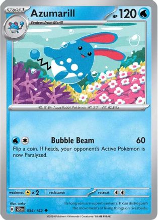 Azumarill (SCR-034) (Reverse Holofoil)