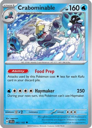 Crabominable (SCR-042) (Reverse Holofoil)